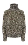 Missoni Space Dyed Ribbed Sweater In Multi