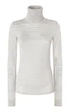 Missoni Spaced Dyed Roll-neck Sweater In Blue