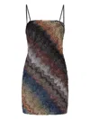 Missoni Spaghetti-strap Mini Dress In Multi
