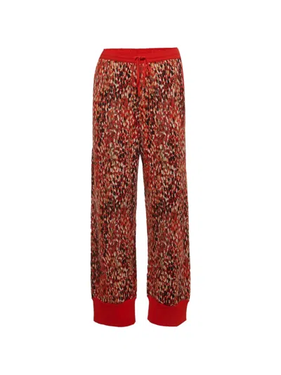 Pre-owned Missoni Speckled Trousers In Orange