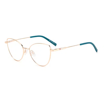 Missoni Spectacle Frame  Mmi-0111-tn-ddb  50 Mm Gbby2 In Gold