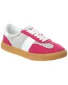 Shop Missoni Sport Leather Sneaker In Pink