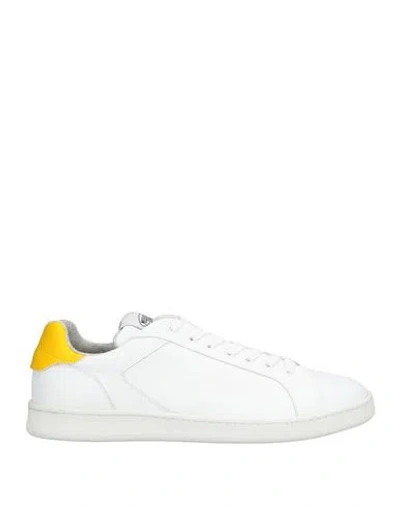 Missoni Sport Man Sneakers White Size 9 Textile Fibers