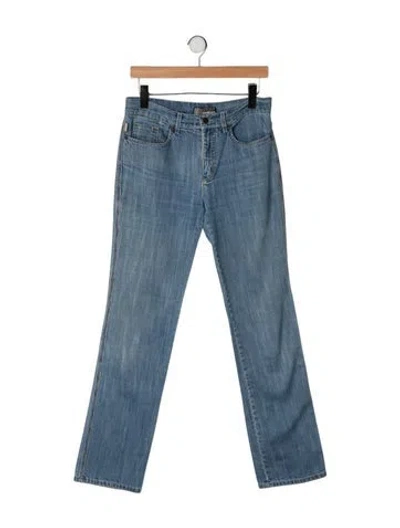 Pre-owned Missoni Sport Mid-rise Straight Leg Jeans In Blue