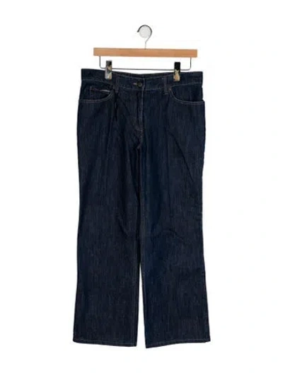 Pre-owned Missoni Sport Mid-rise Wide Leg Jeans In Blue