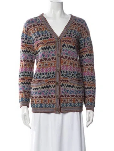 Pre-owned Missoni Sport Patterned Jacket In Blue