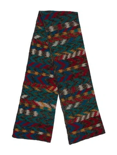 Pre-owned Missoni Sport Printed Scarf In Multi