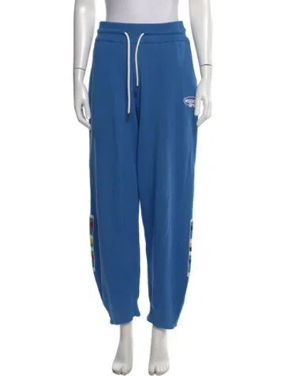 Pre-owned Missoni Sport Skinny Leg Pants In Blue