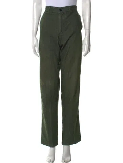 Pre-owned Missoni Sport Straight Leg Pants In Green