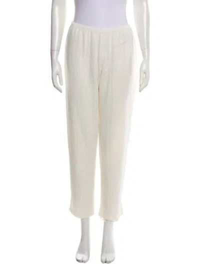 Pre-owned Missoni Sport Straight Leg Pants In White
