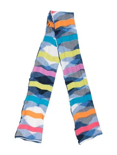 Pre-owned Missoni Sport Striped Scarf In Multi