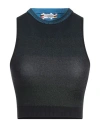 Missoni Sport Woman Top Black Size S Cotton, Polyamide, Elastane In Black
