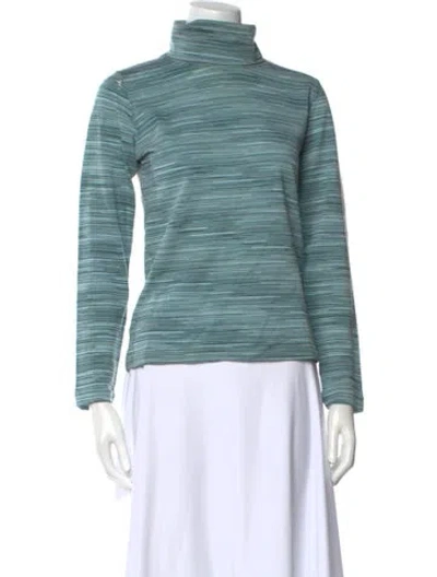 Pre-owned Missoni Sport Wool Striped Sweater In Blue