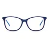 Missoni Square Frame Glasses In Ktz/16 Blue Fuchsia