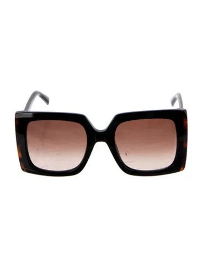 Pre-owned Missoni Square Gradient Sunglasses In Black
