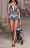 Missoni Square-neck Bikini Top And String Bottoms In Multi