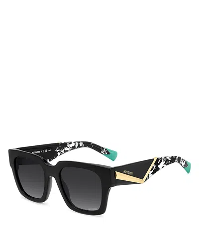 Missoni Square Sunglasses, 51mm In Black