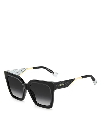 Missoni Square Sunglasses, 54mm In Black