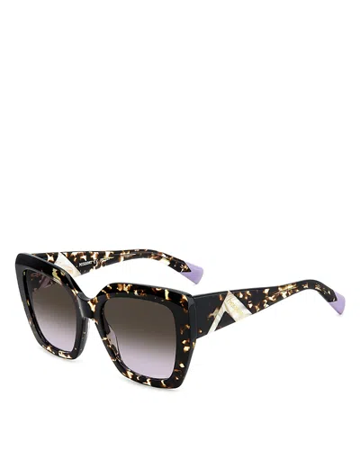 Missoni Square Sunglasses, 54mm In Brown