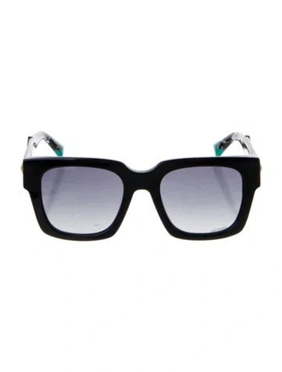 Pre-owned Missoni Square Tinted Sunglasses In Black