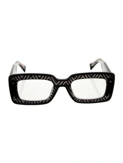 Pre-owned Missoni Square Tinted Sunglasses In Black