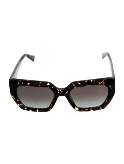 Pre-owned Missoni Square Tinted Sunglasses In Brown