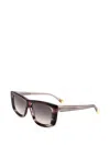 Missoni 60mm Gradient Rectangular Sunglasses In Brown