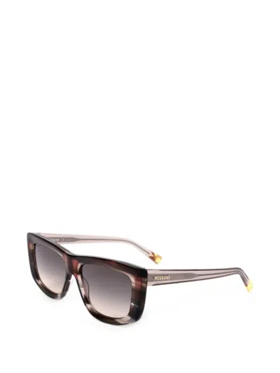 Missoni Square-frame Sunglasses In Brown