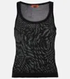 Missoni Squined Striped Tank Top In Multicoloured