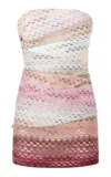 Missoni Staggered Lurex Raschel Mini Dress In Multi