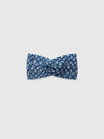 MISSONI STIRNBAND AUS VISKOSE MIT LAMÉ-MUSCHELMOTIV