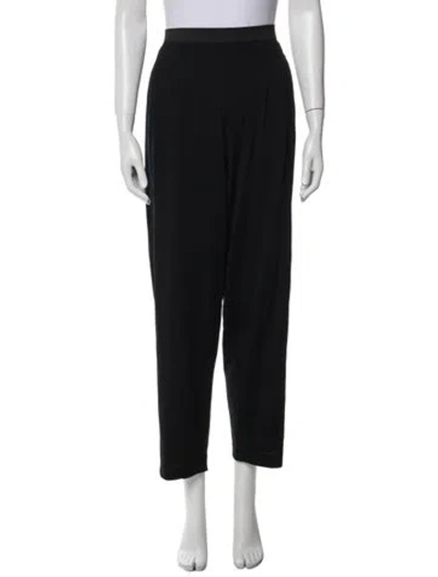 Pre-owned Missoni Straight Leg Pants In Black