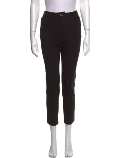 Pre-owned Missoni Straight Leg Pants In Black
