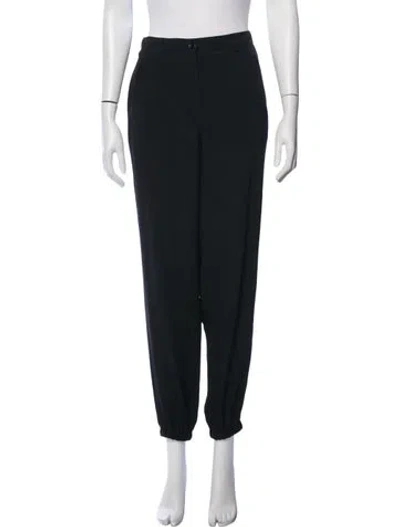 Pre-owned Missoni Straight Leg Pants In Black