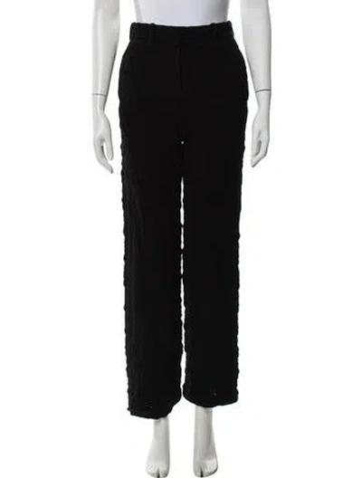 Pre-owned Missoni Straight Leg Pants In Black