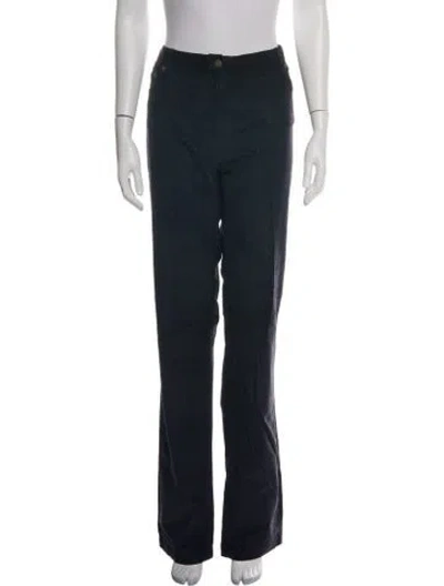 Pre-owned Missoni Straight Leg Pants In Black