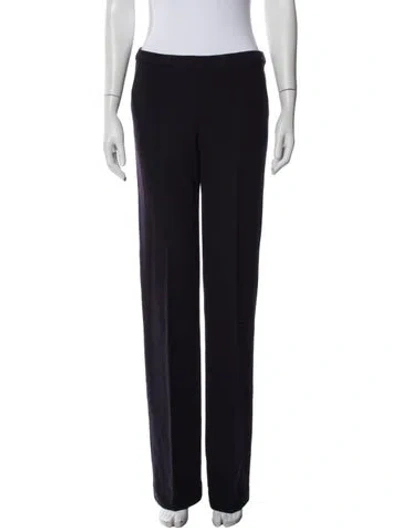Pre-owned Missoni Straight Leg Pants In Blue