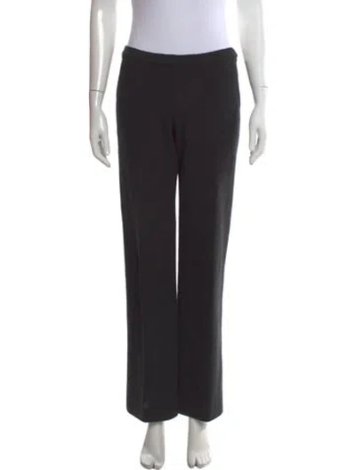 Pre-owned Missoni Straight Leg Pants In Blue