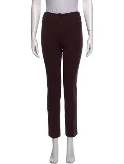 Pre-owned Missoni Straight Leg Pants In Brown