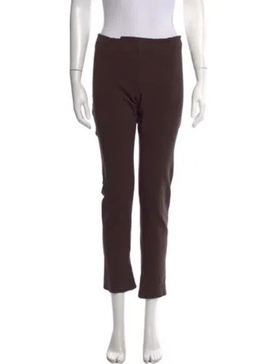 Pre-owned Missoni Straight Leg Pants In Brown