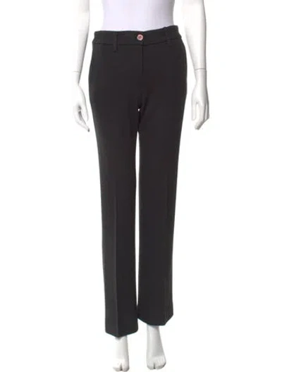 Pre-owned Missoni Straight Leg Pants In Gray