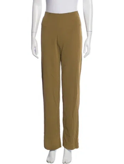 Pre-owned Missoni Straight Leg Pants In Green