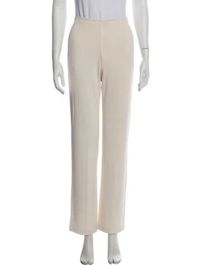 Pre-owned Missoni Straight Leg Pants In Neutral
