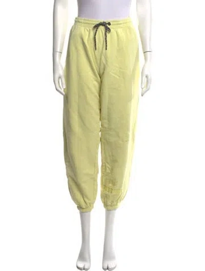 Pre-owned Missoni Straight Leg Pants In Yellow