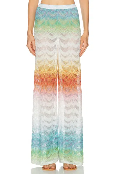 Missoni Straight Leg Trouser In Multi