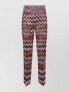 Missoni Chevron Pattern Elastic Waistband Trousers