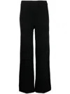 Missoni Straight-leg Zigzag-embroidery Trousers In Black