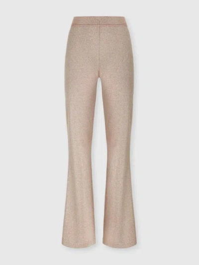 MISSONI MISSONI STRAIGHT LONG PANTS IN LAMÉ