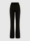 Missoni Straight Long Pants In Chevron Pattern In Black