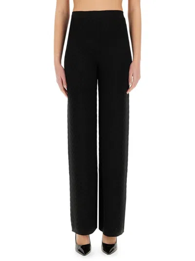 MISSONI MISSONI STRAIGHT PANTS CHEVRON PATTERN TONE ON TONE